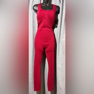 VSX Bold Red Skinny Jumpsuit
